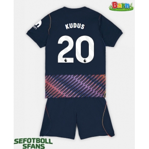 Tottenham Hotspur Mohammed Kudus #20 Bortaställ Barn 2026-27 Kortärmad (+ Korta byxor)